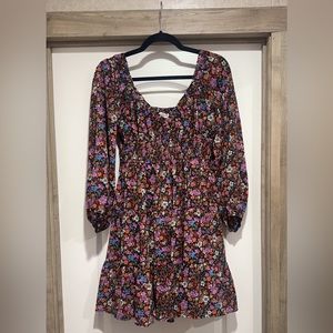 Long Sleeve Floral Dress